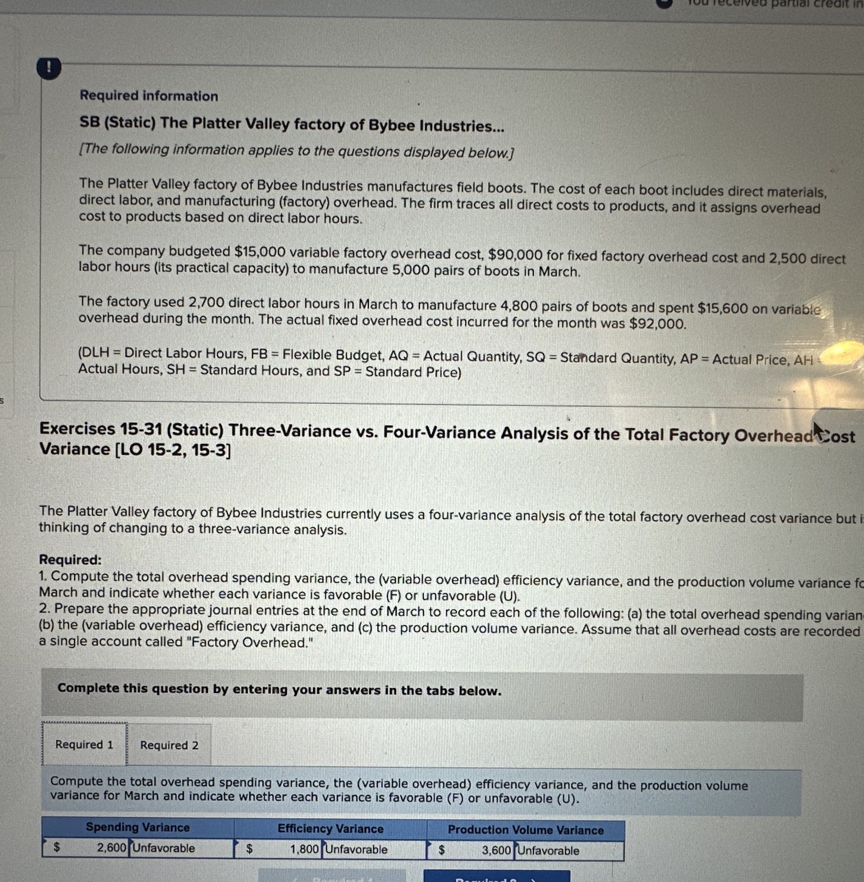  ! Required information SB (Static) The Platter Valley factory of Bybee