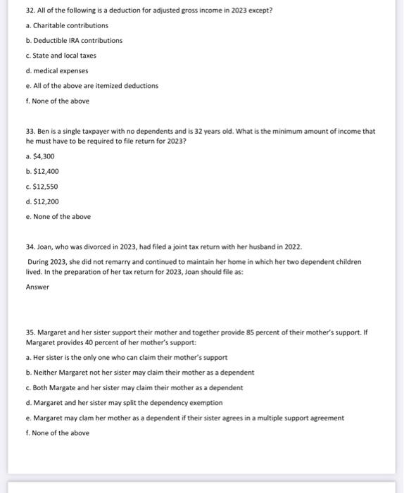 of income that he must have to be required to file a