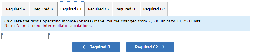 7,500 units. Cost formulas also are shown: Required: a. Prepare an income