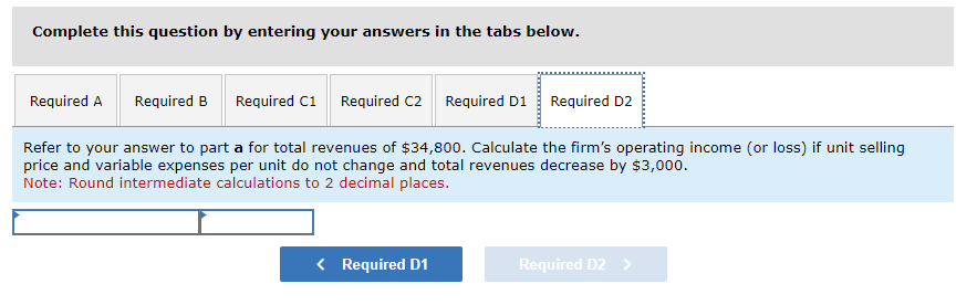 (or loss) if the volume changed from 7,500 units to 1. 11,250