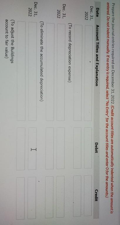 cost of $290,000. The building is expected to have a 20-year life