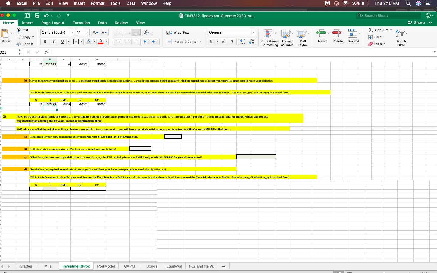 I need help with question #2 .. a) and b) c) and
