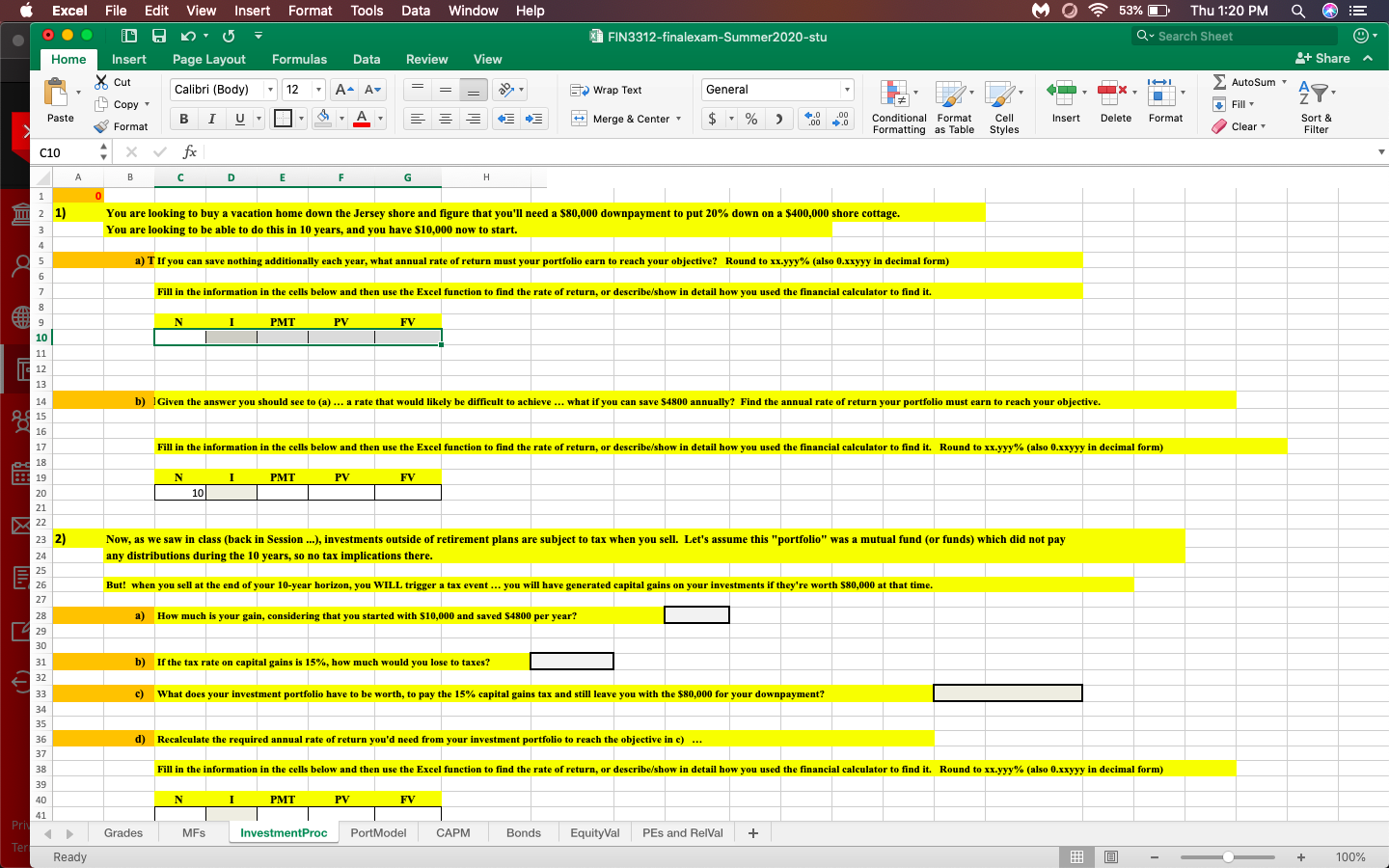 d) Excel File Edit View Insert Format Tools Data Window Help 36%