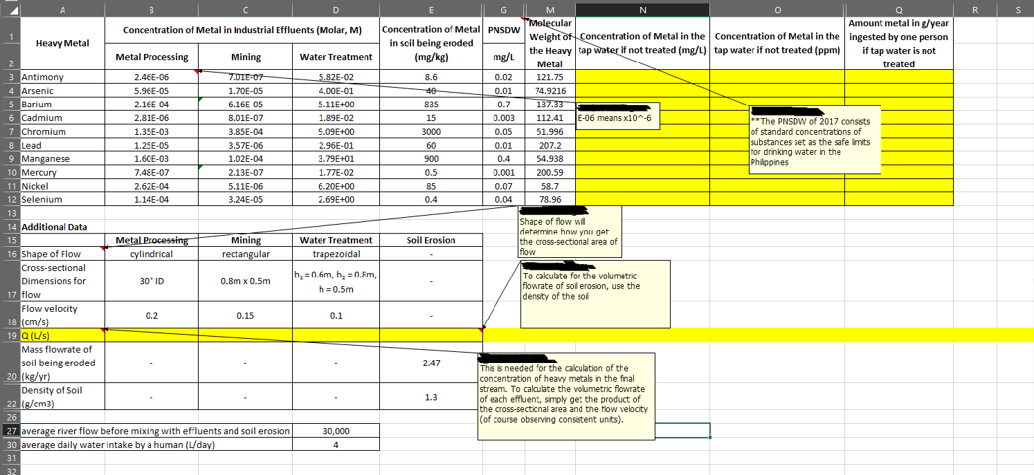  Instructions: Please show your calculations (use excel formula) and answers in