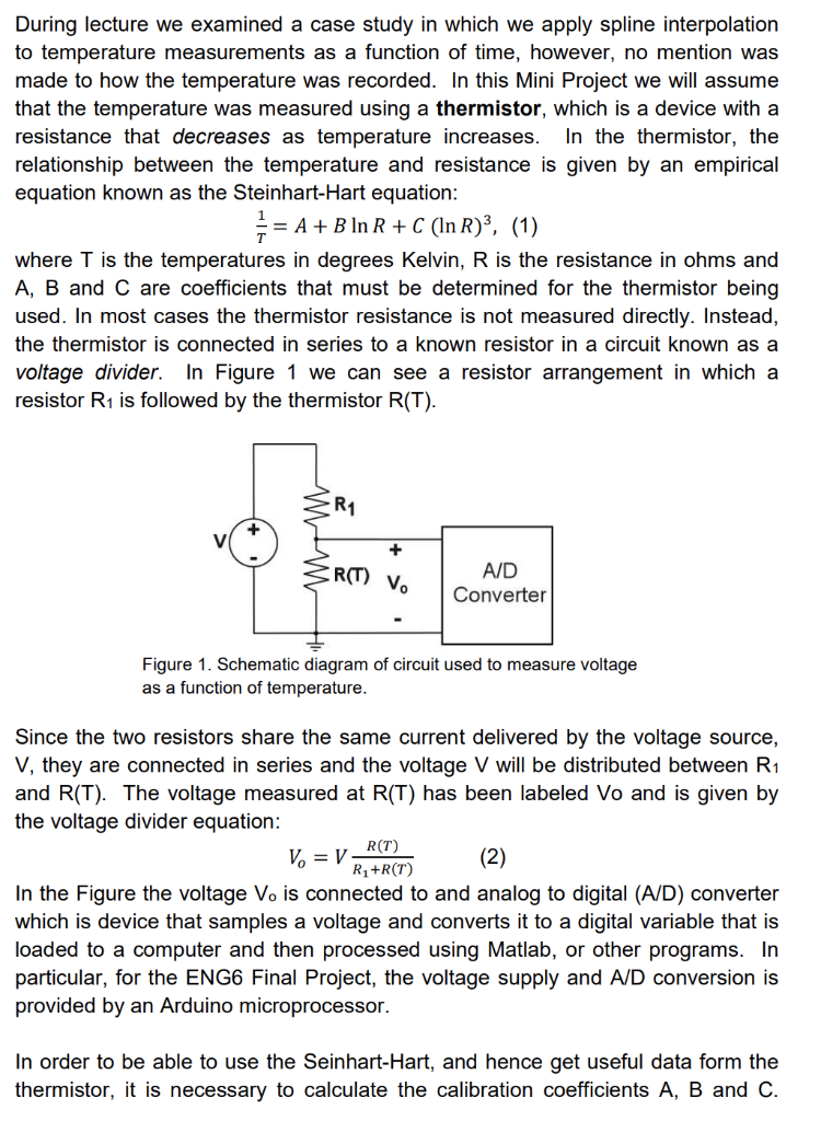 During lecture we examined a case study in which we apply