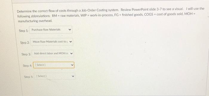 I please need help !! Costs Balance Sheet Raw Materials Inventory Raw