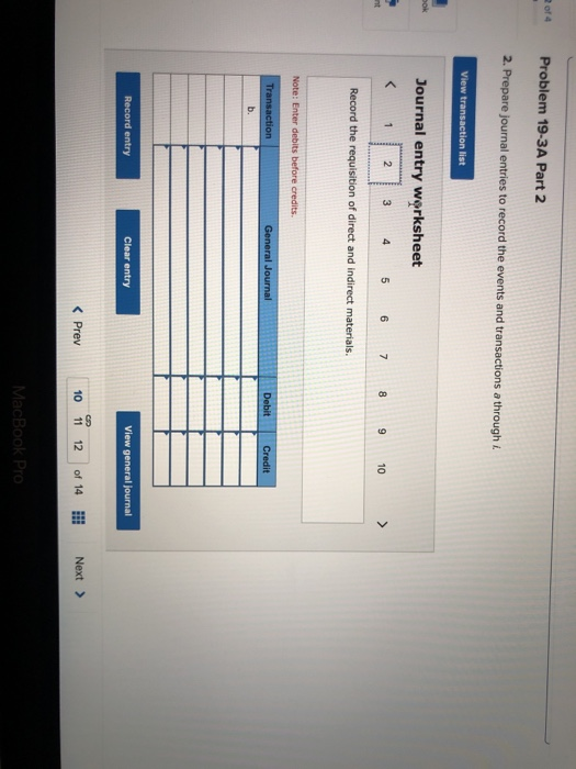 accounts in job order costing LO P1, P2, P3 ear 2017 is