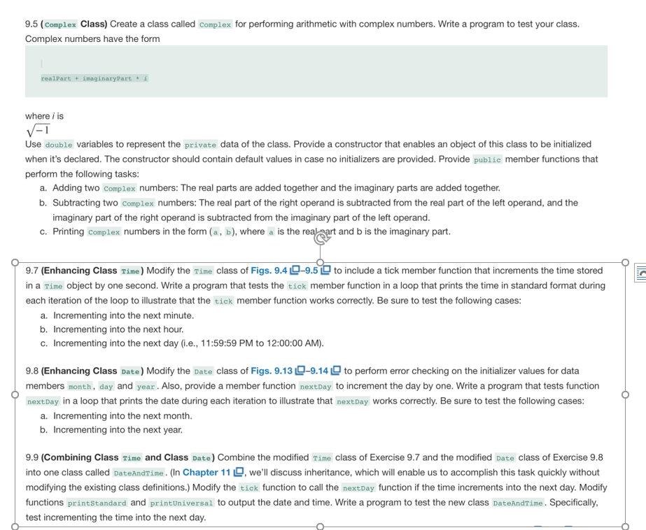 Object Oriented Programming Please write the code in C++ and answer all