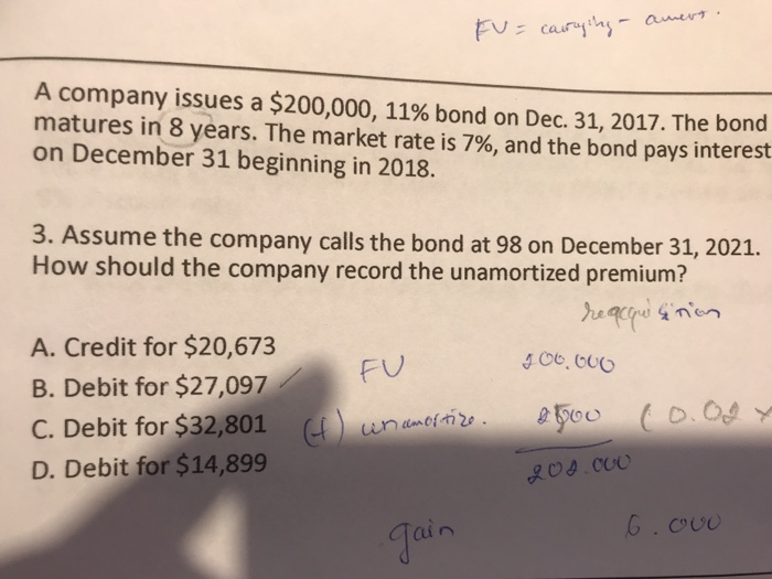  THE CORRECT ANSWER IS B. PLS EXPLAIN A company issues a