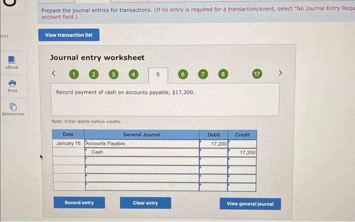 Purchase 1 , 0e0 shares of treasury stock for $20 per share.