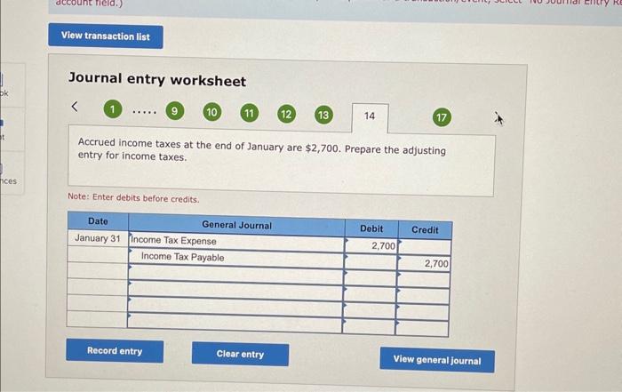 the month of January are $6,900. b. Supplies at the end of