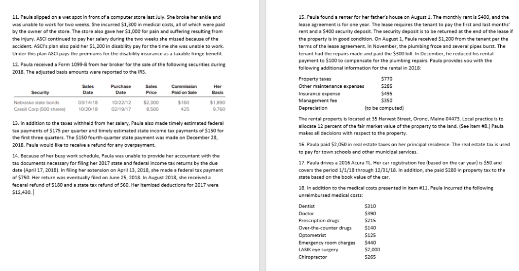 to make sure I am executing this tax return correctly. Required: 7.