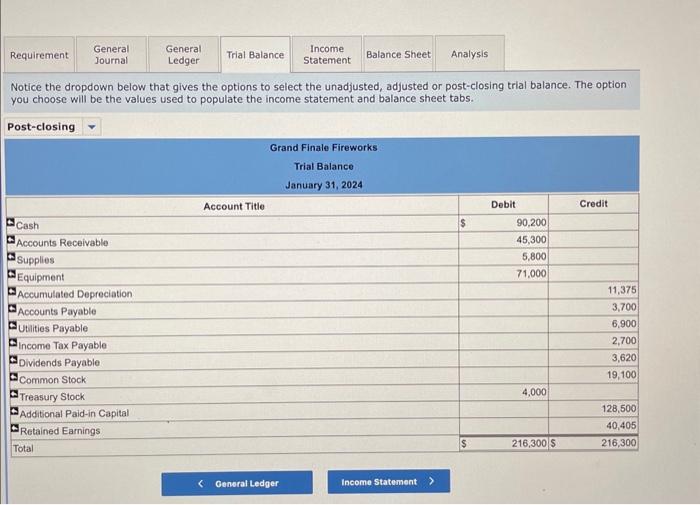 at the end of January total $5,800. c. Depreciation on the equipment