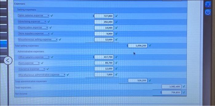 parts 1 Palisade Creek Ca. End-of-Period Spreadsheet (Work Sheet) For the Year