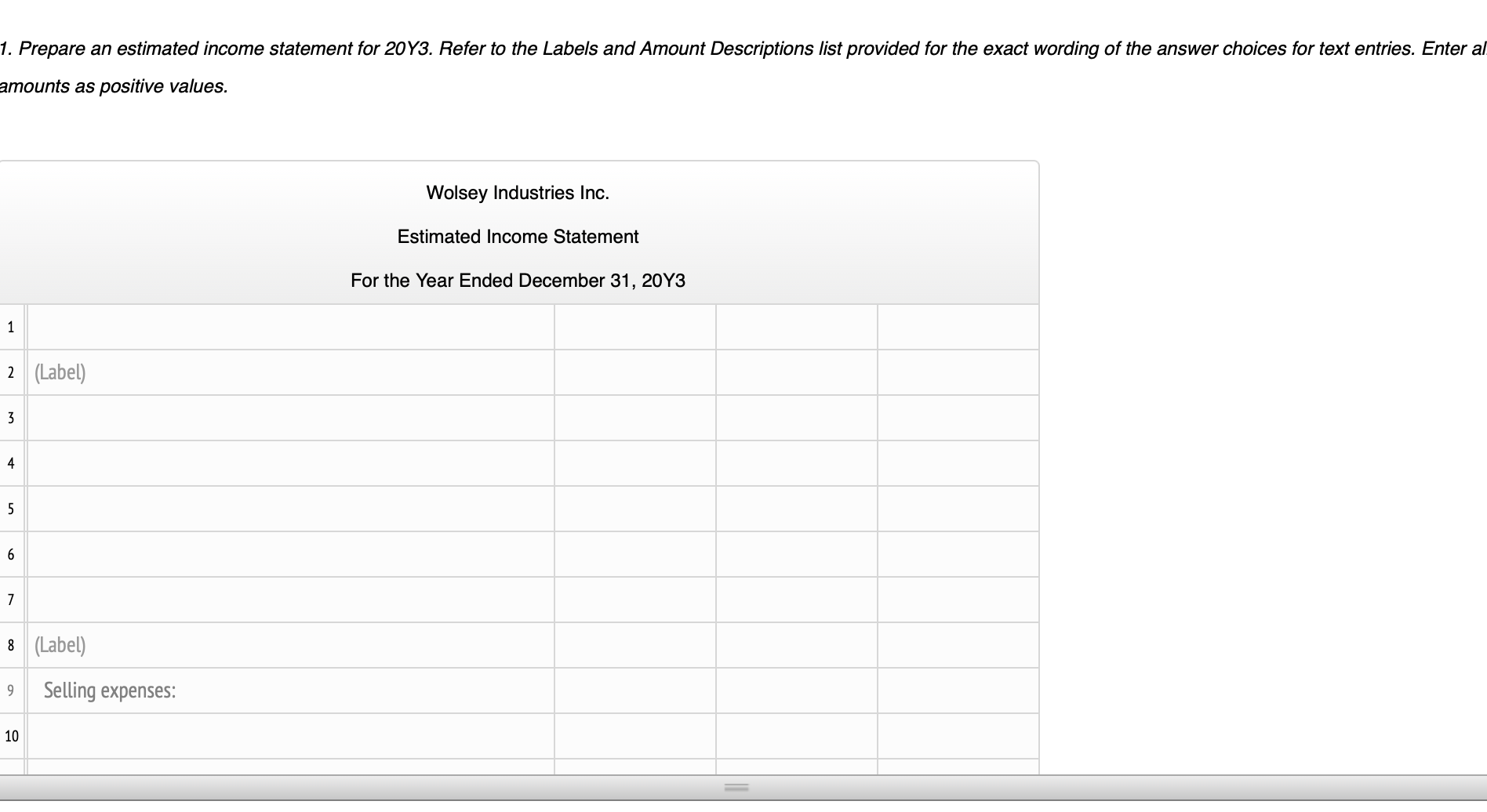 own paper. What is the break-even sales? \begin{tabular}{|c|c|c|c|} \hline \multicolumn{4}{|c|}{ Instructions }
