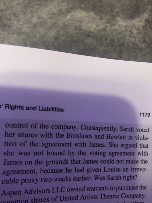 below true or false with an explanation for your answer. Eliason family