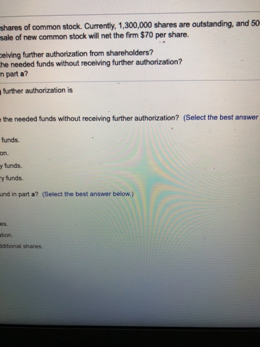 number of new shares of common stock that the firm can sell