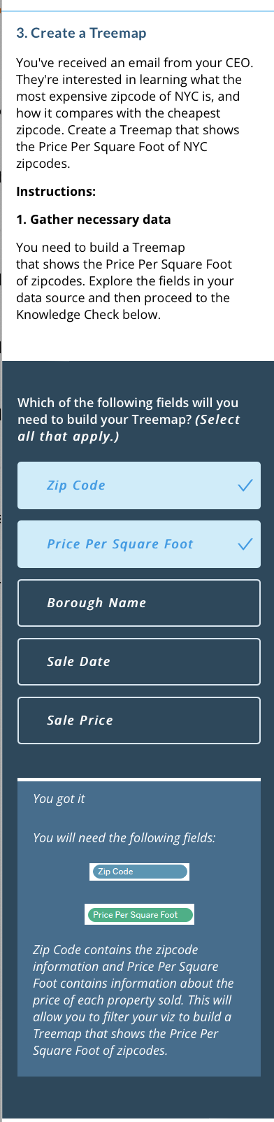 determined Commercial vs. Residential percentages, and pre-processed data like a Tableau champ.