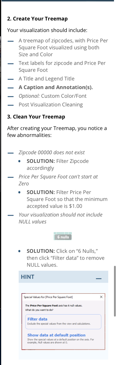 Now, you will be expanding your work to create visualizations using your