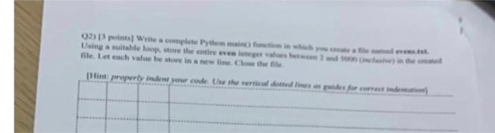 using python please file. I st each value be stiere in a