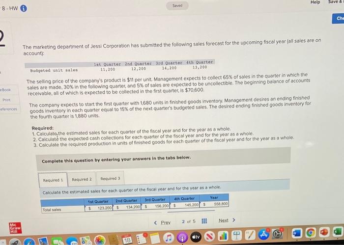  Help Save & Saved 8 - HW Che The marketing department