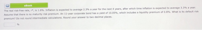 A company's 5-year bonds are yielding 8.2% per year. Treasury bonds with