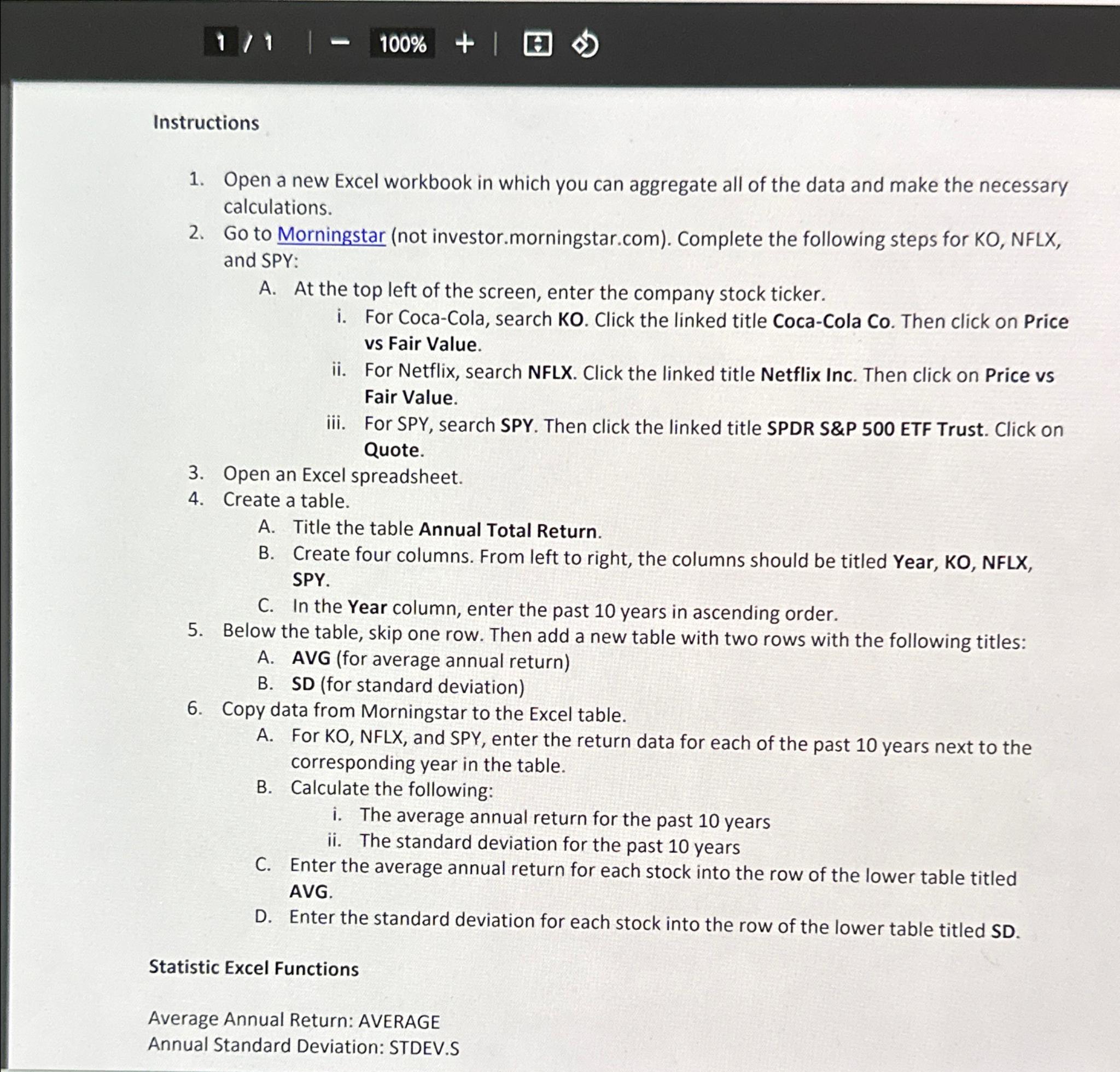  Overview This activity will help you gather and analyze data about