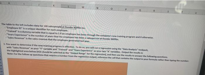 show all excel formula used M N O The table to the