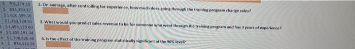 is a unique identifier for each employee "Trained" is a dummy variable