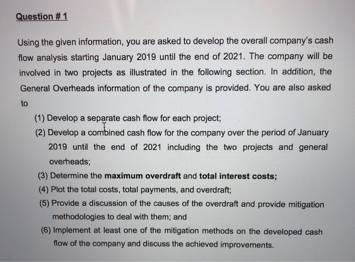  Question # 1 Using the given information, you are asked to
