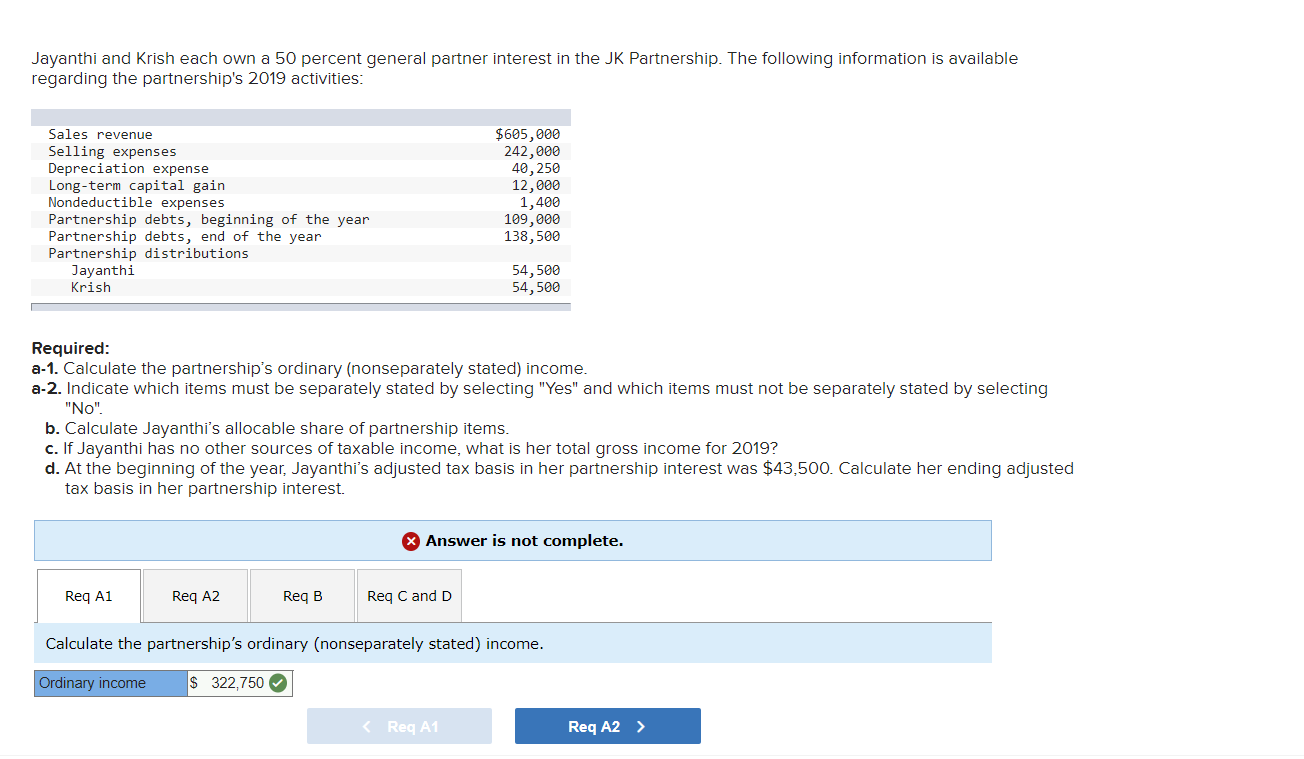 Will rate the answer! ------- Jayanthi and Krish each own a 50