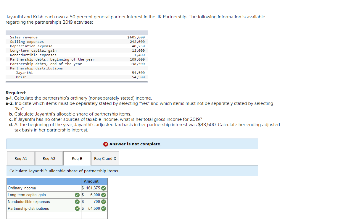 percent general partner interest in the JK Partnership. The following information is