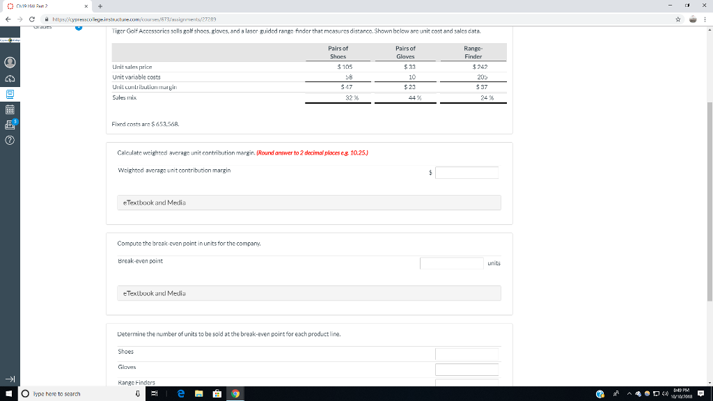 Please help me fill out the boxes below. Tiger Golf Accessories sells