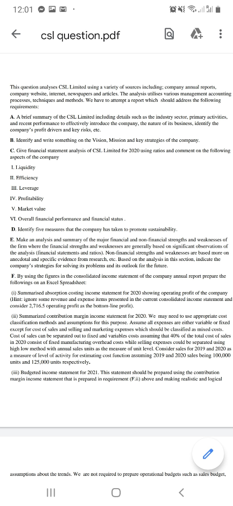 12:01 PM f csl question.pdf a : This question analyses CSL