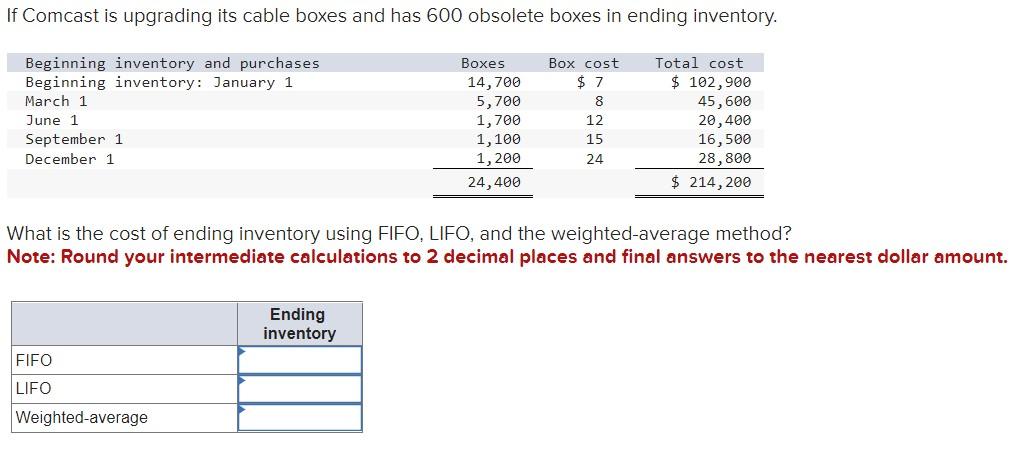 If Comcast is upgrading its cable boxes and has 600 obsolete