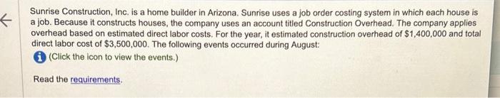  Their is kore than enough information to solve the problem. i