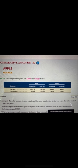 answer these questions. A. Refer to BTN 4-2 page 221 Please answer