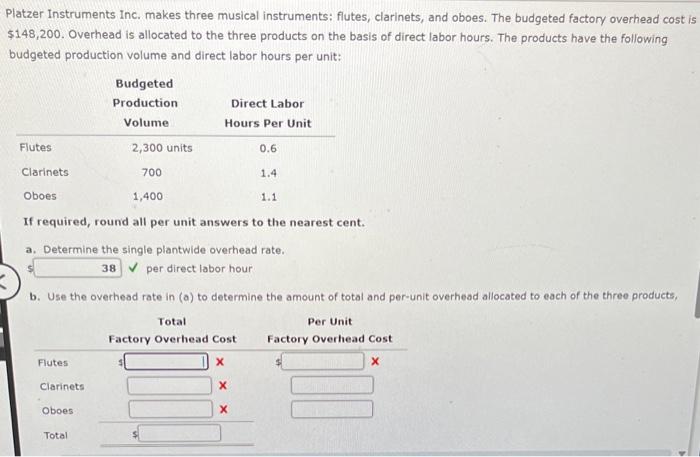 Platzer Instruments Inc. makes three musical instruments: flutes, clarinets, and oboes.