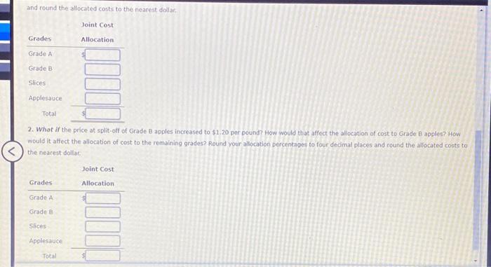 purchases apples from local orchards and sorts them into four categories. Grade