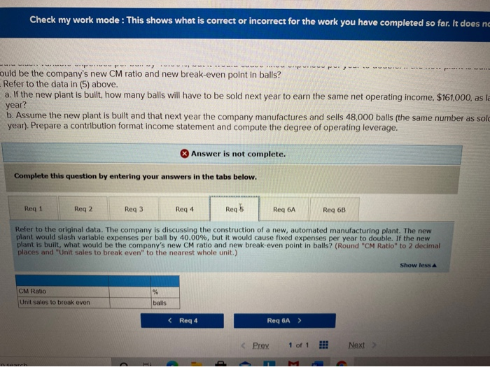 per ball, of which 60% is direct labor cost. Last year, the