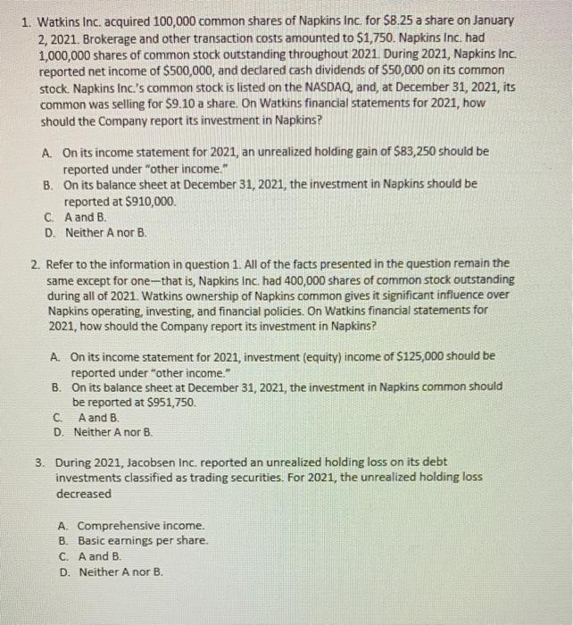 please answer all so I can check my work (: 1. Watkins