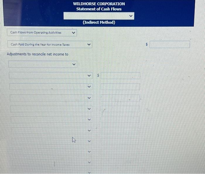 of the year are shown below. Income taxes payable Accounts payable $92,054305,266$31,192285,600$10,86219,666