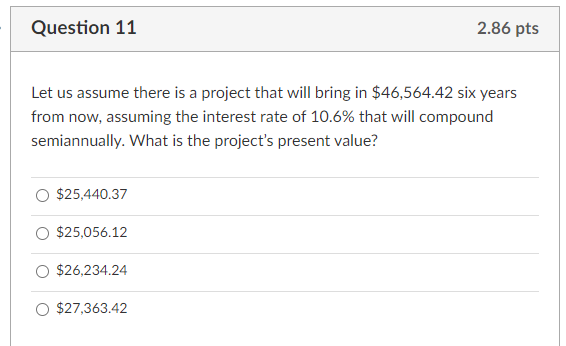 wants to invest $35,000 in a project with an interest rate of