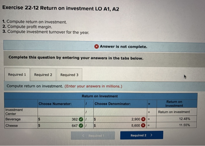 following information applies to the questions displayed below.] A food manufacturer reports