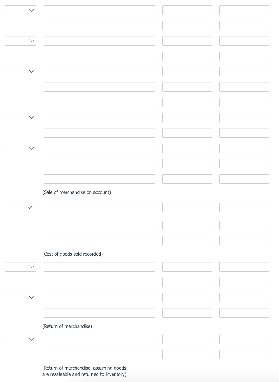 Tours estimates a return rate of 5% based on past experience. Sept.