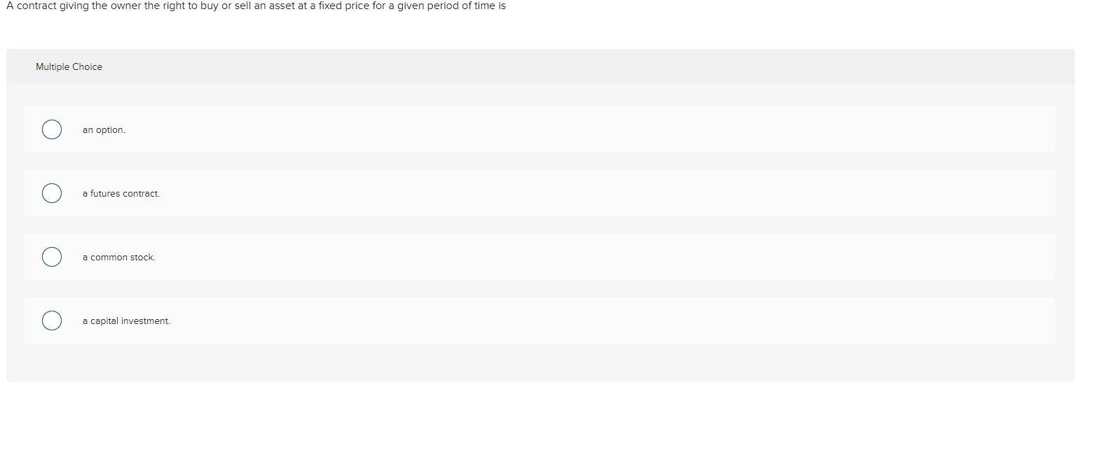 that Multiple Choice prices reflect all public information. past price data is