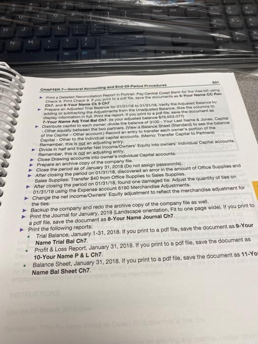 of period adjustments, bank and credit card reconciliation certified puble accountant for