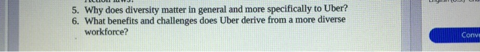  5. Why does diversity matter in general and more specifically to