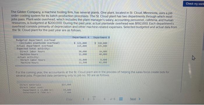 are correct. The Gilster Company, a machine tooling firm, has several plants.