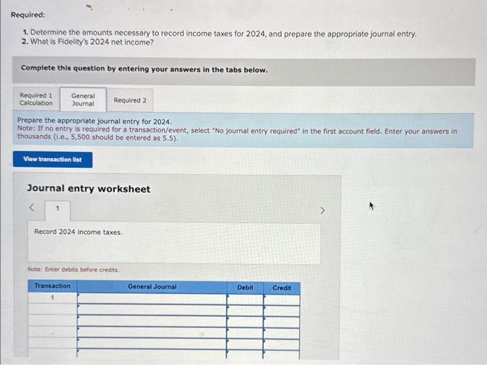 2024, Fidelity Engineering reported pretax accounting income of $978,000. Selected information for
